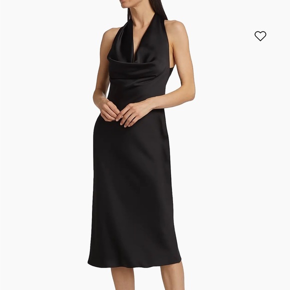 Norma Kamali Black Midi Dress - Picture 3 of 9